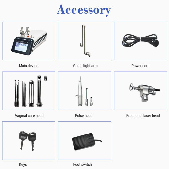 3 in 1 Fractional Laser Skin Rejuvenation Acne Scar Removal Vaginal Tightening CO2 Laser Machine