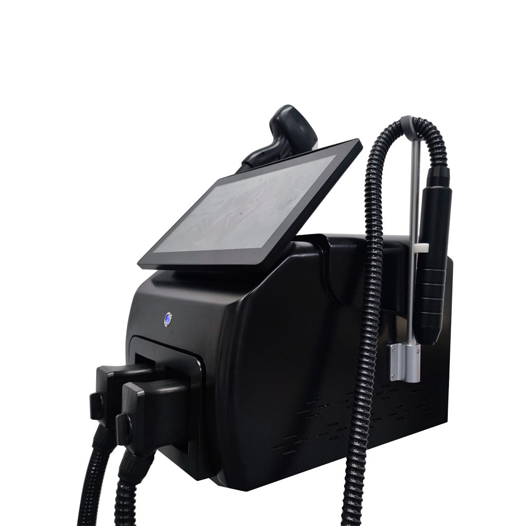 2-in-1 Diode Laser Hair Removal Device 532NM 1064NM 1320NM Picosecond Laser Tattoo Removal Skin Rejuvenation Machine