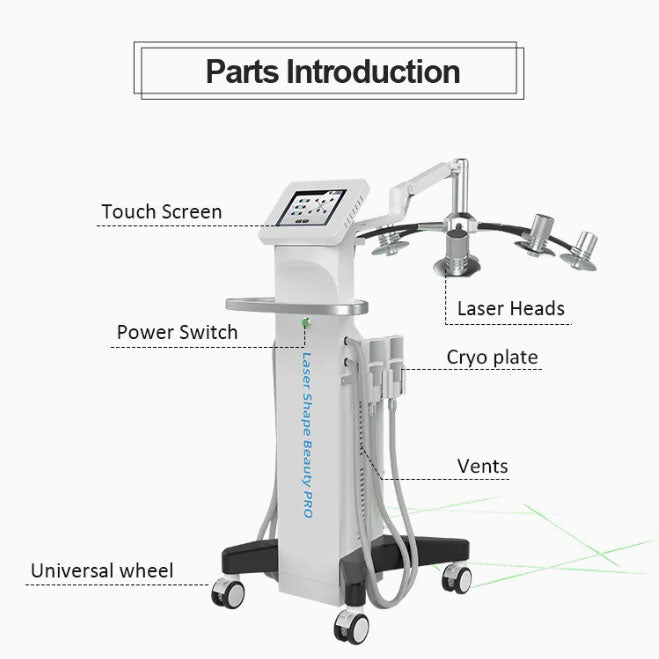 SPA Laser Weight Loss 532nm Green Light Lipo Laser Shape Slim 6D Body Slimming Machine
