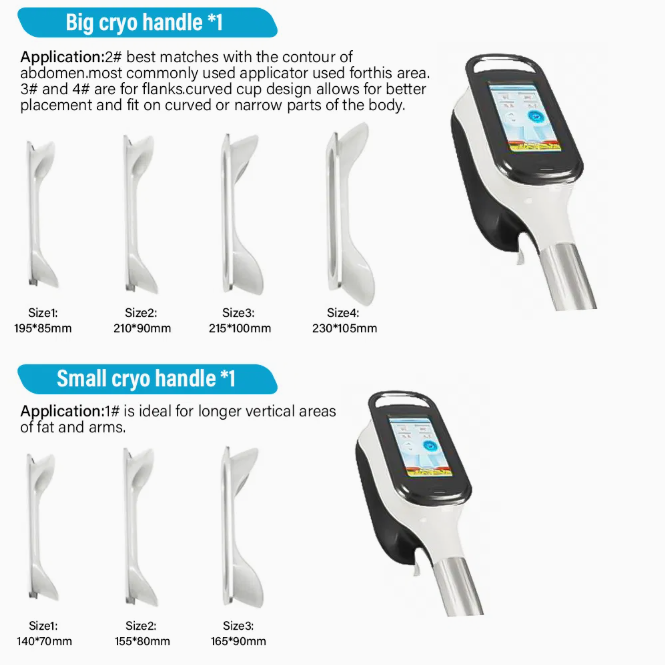 360-Degree 6 in 1 Cryo and RF Vacuum 40K Cavitation EMS Muscle Stimulator Body Sculpting Fat Freezing Slimming Machine