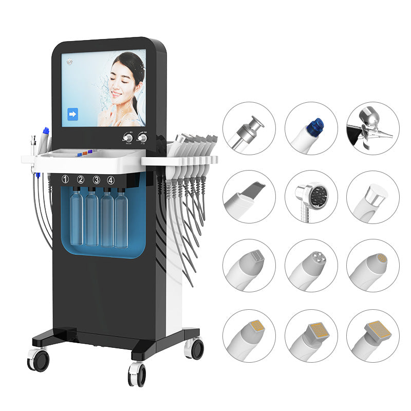 13 in 1 Multifunctional Hydra Skin Beauty Oxygen Facial Aqua Peeling Hydro Microdermabrasion Machine