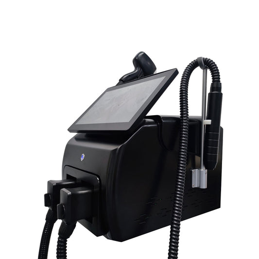 2-in-1 Diode Laser Hair Removal Device 532NM 1064NM 1320NM Picosecond Laser Tattoo Removal Skin Rejuvenation Machine