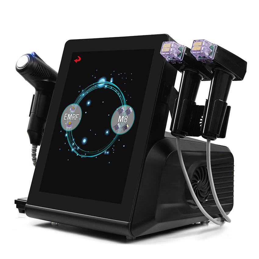 3 in 1 M8 Fractional Microneedle RF Skin Tightening 8 Micro Needling Radio Frequency Beauty Machine with Cold Hammer
