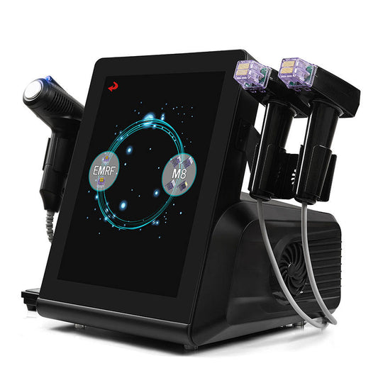3 in 1 M8 Fractional Microneedle RF Skin Tightening 8 Micro Needling Radio Frequency Beauty Machine with Cold Hammer