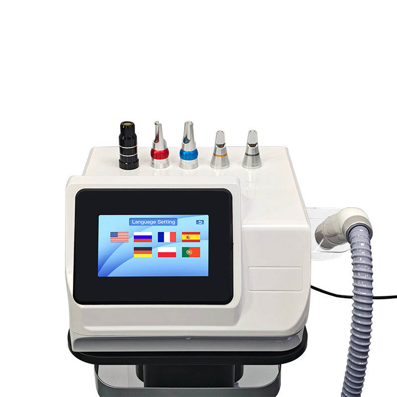 Portable Q Switch Nd Yag Laser Machine For Tattoo Removal with Non-invasive Heads
