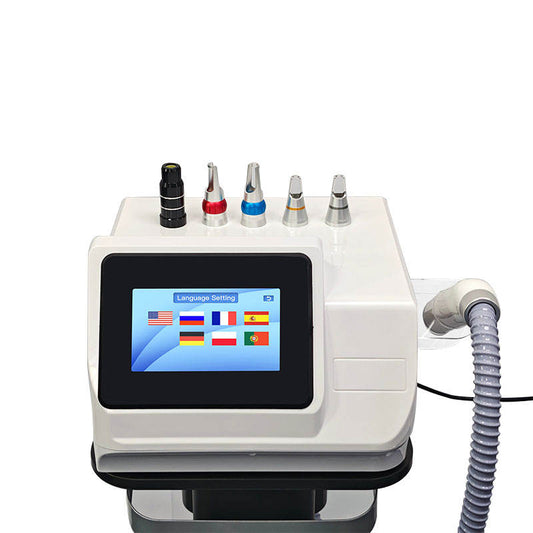 Portable Q Switch Nd Yag Laser Machine For Tattoo Removal with Non-invasive Heads