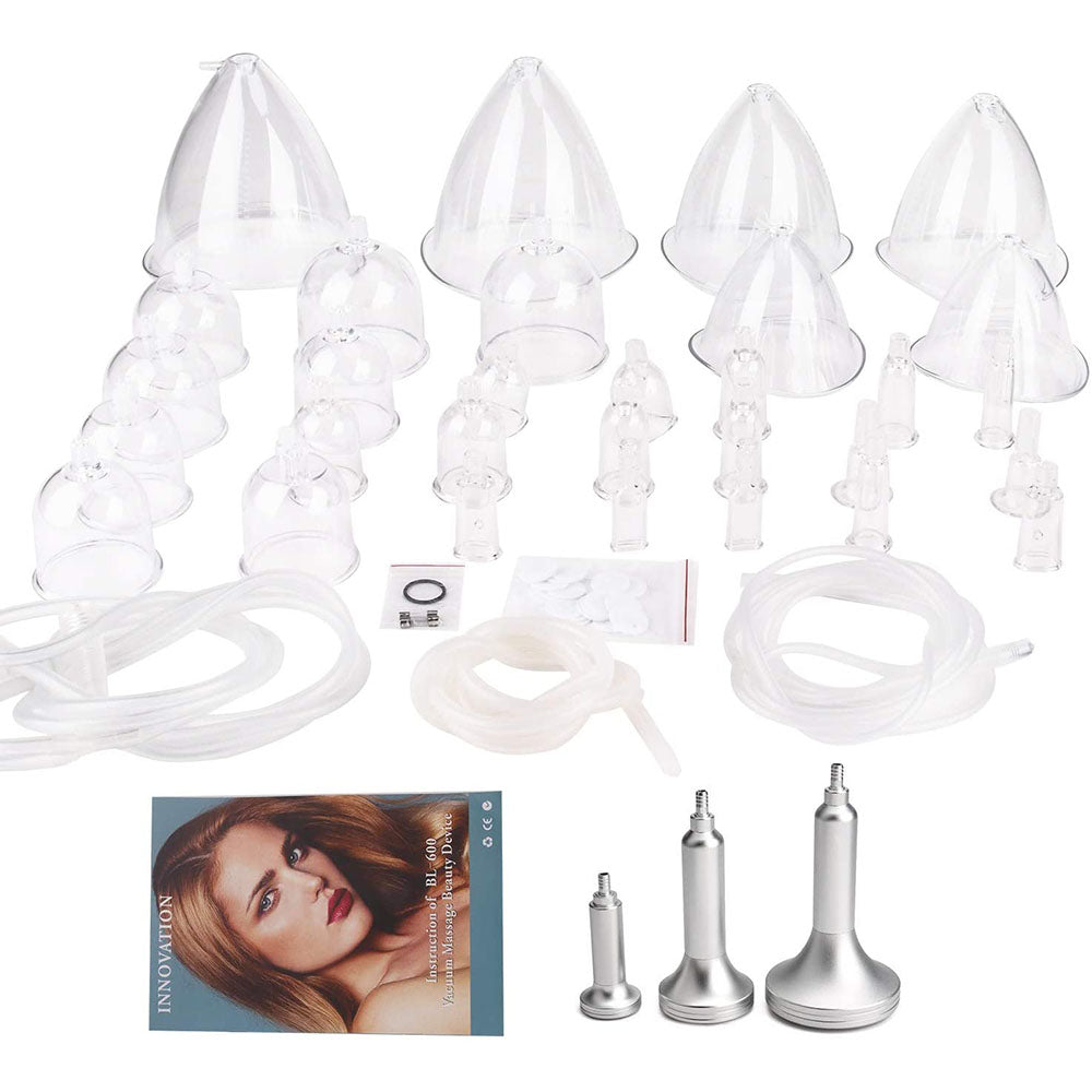 Multifunctional Portable Vacuum Suction Cup Therapy Vacuum Butt Lifting Breast Enhancement Buttocks Enlargement Machine for Breast Enlarging