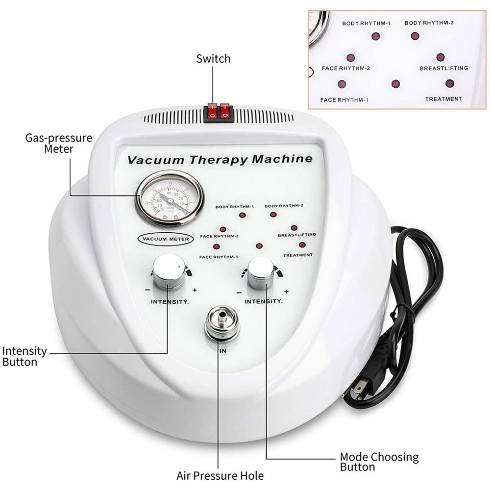 Multifunctional Portable Vacuum Suction Cup Therapy Vacuum Butt Lifting Breast Enhancement Buttocks Enlargement Machine for Breast Enlarging