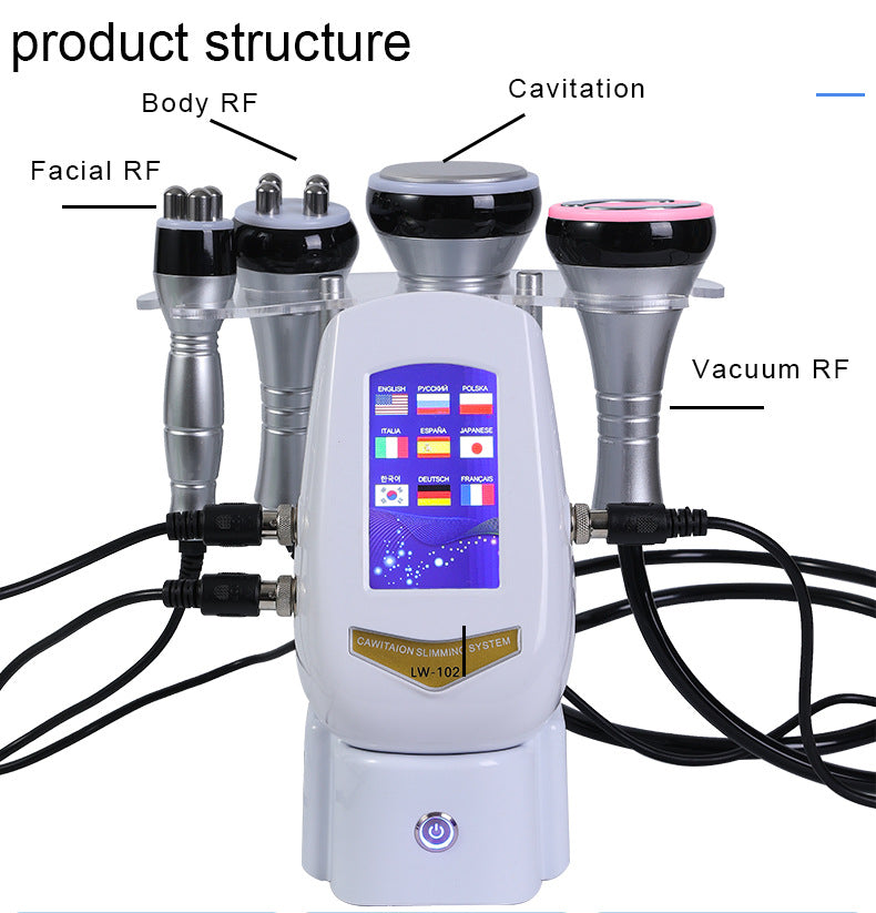 4 in 1 Ultrasonic Cavitation Cellulite Removal Machine RF Skin Tightning Machine