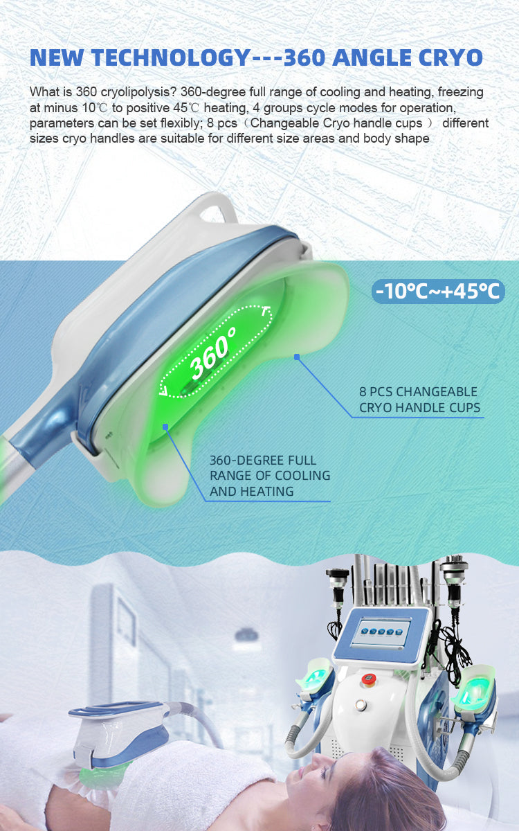 Portable Double Chin Cryo Cryolipolyse 360 Cryolipolysis Slimming Machine Criolipolisis Cool Fat Freezing Sculpting Machine