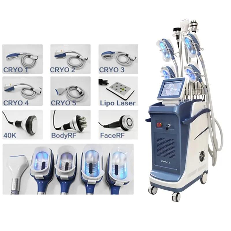 360° Lipolaser RF Cavitation Slimming Fat Freezing Machine