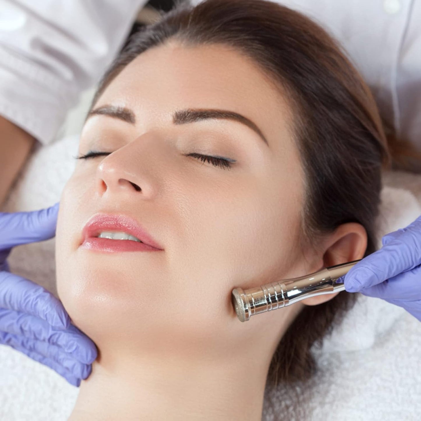 Pink Diamond Microdermabrasion device Facial Beauty Equipment Skin Care for Vacuum Blackhead Removal & Spray, Suction Power 0-70 cmHg