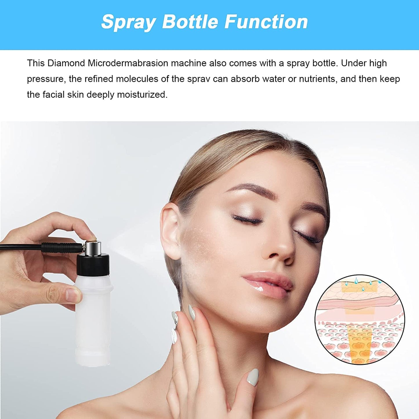 Strong Suction Power Professional Dermabrasion Facial Skin Care machine