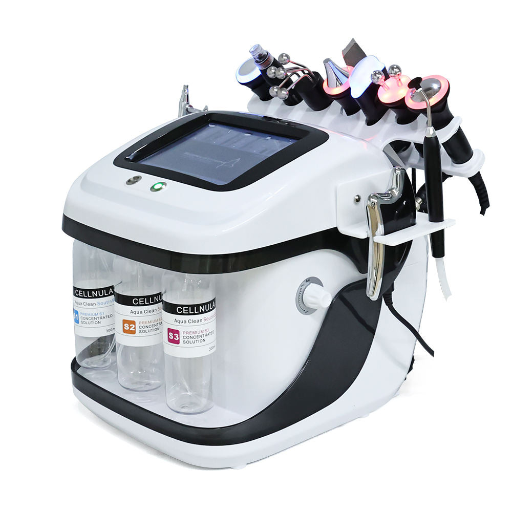 Professional Skin Cleaning 10in1 Small Bubble Hydra Oxygen Dermabrasion Facial Beauty Machine