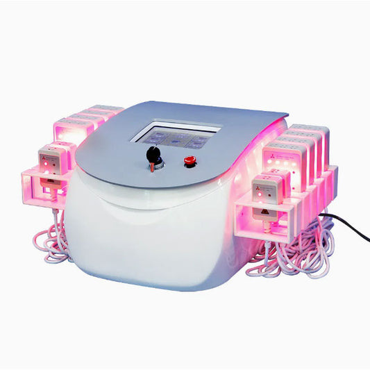 12 Paddles Lipo Laser Slimming Dual Wavelength 650nm/980nm Laser Beauty Machine