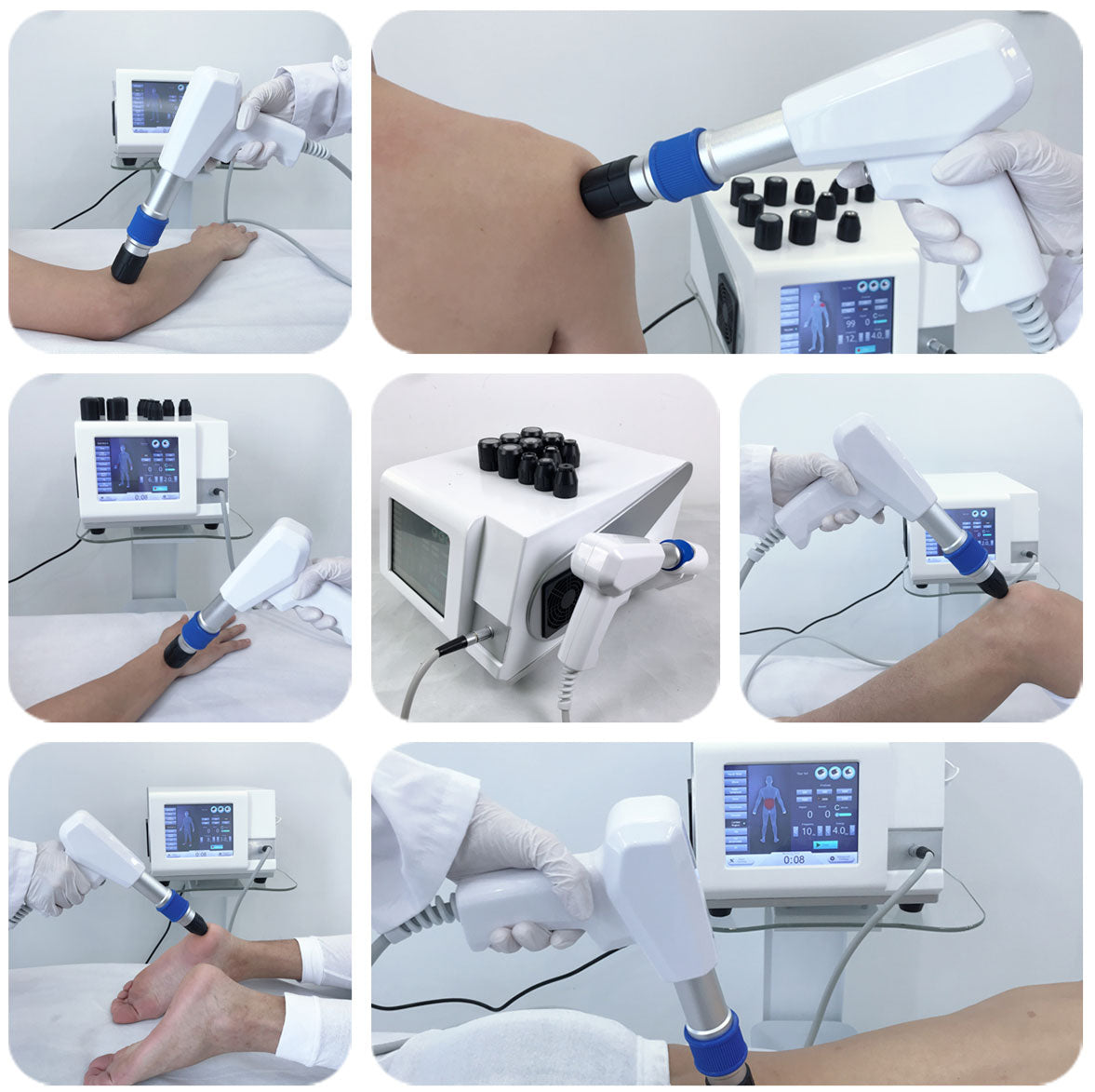 Pain Relief Physiotherapy Equipment Shockwave Body Relaxing Massager Erectile Dysfunction Treating ESWT Machine