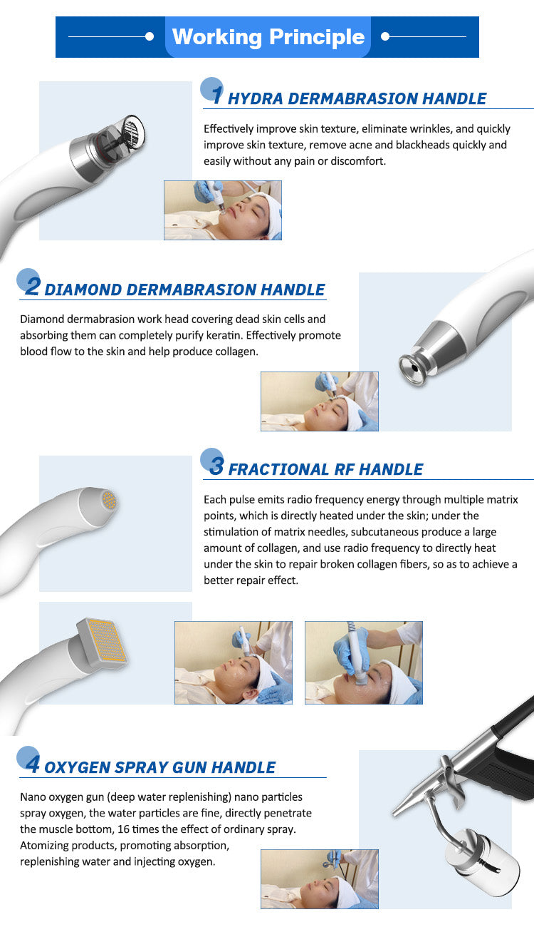 Hydro Dermabrasion SPA Oxygen Skin Care Beauty Machine