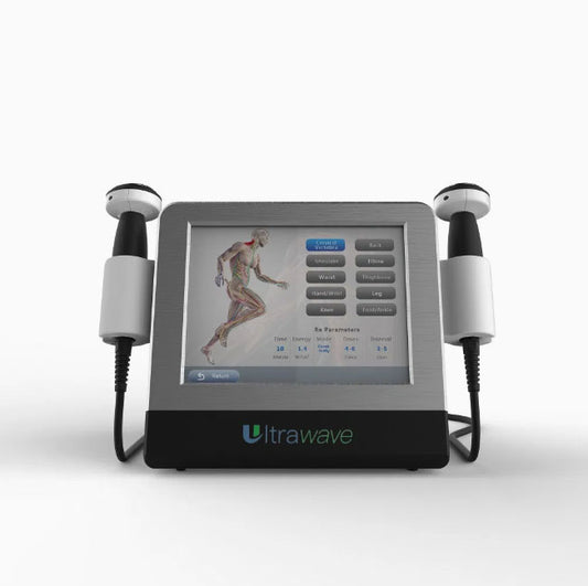 Noninvasive Ultrasonic Therapeutic 1 MHz and 3 MHz Portable 2 in 1 Ultrawave Professional Ultrasound Physical Therapy Machine