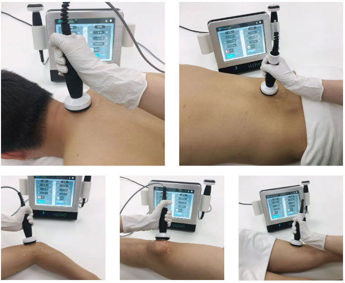 Noninvasive Ultrasonic Therapeutic 1 MHz and 3 MHz Portable 2 in 1 Ultrawave Professional Ultrasound Physical Therapy Machine