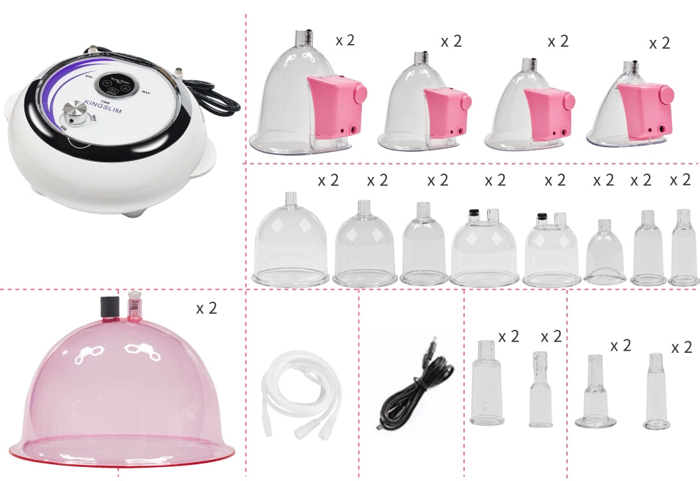 Hot Portable Far Infrared Body Shaping Vacuum Therapy Breast Enlargement Beauty Machine for Butt Lift
